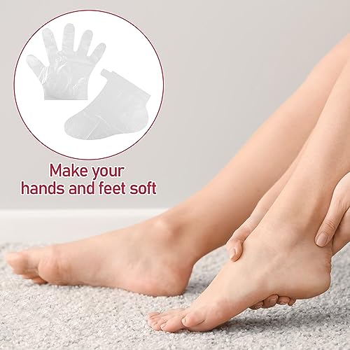 200 Pack Disposable Paraffin Wax Liners for Hand and Feet Spa Treatment