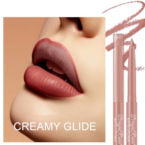 12-Color Matte Lip Liner Set - Waterproof & Long Lasting