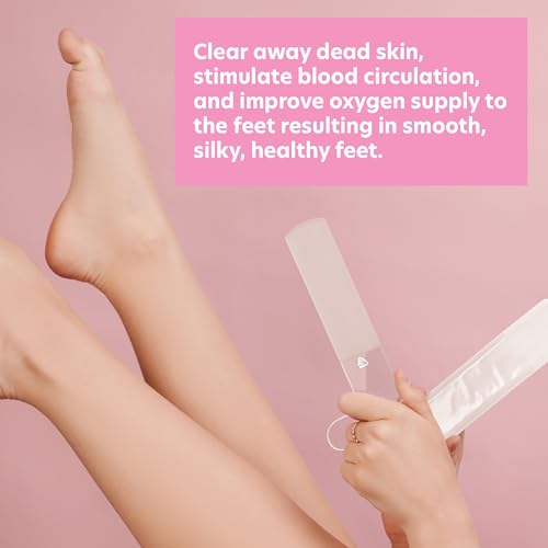 Bona Fide Beauty Czech Glass Foot File - Dual-Sided Callus Remover