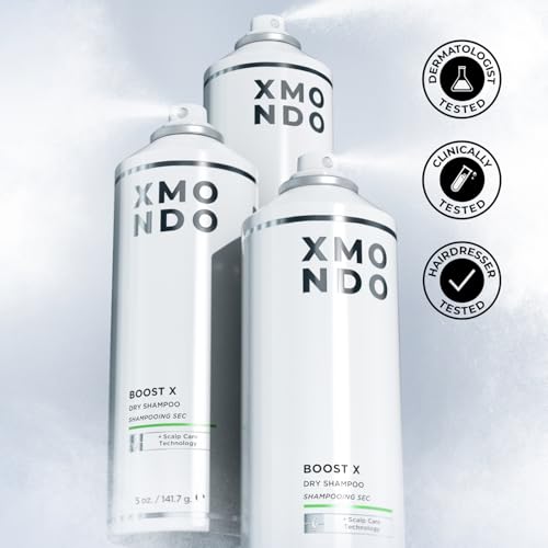 XMONDO BOOST X Dry Shampoo - Zero Residue, Scalp Care, 5 oz