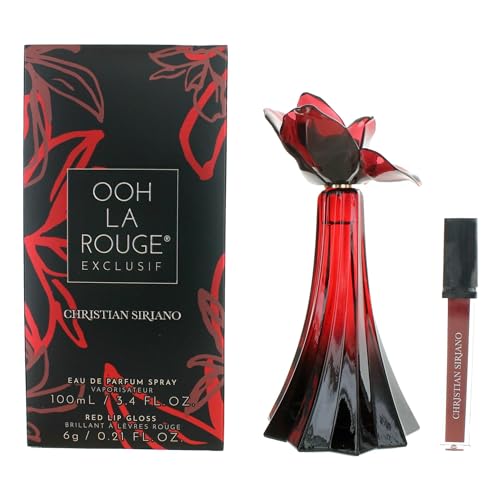 Ooh La Rouge Exclusif by Christian Siriano 3.4 oz EDP & Lip Gloss Set