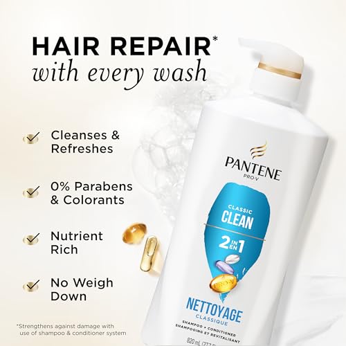 Pantene Pro-V Classic Clean 2-in-1 Shampoo & Conditioner 27.7 oz