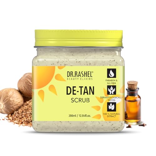 DR.RASHEL De-Tan Body & Face Scrub 380ml | Exfoliating Cleanser