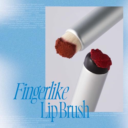 Silicone Lip Brush with Lid – Fingerlike Blending Applicator