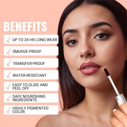 iMethod Peel Off Lip Stain – Long Lasting, Waterproof Rose