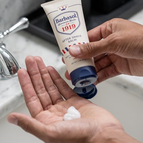 Barbasol 1919 After Shave Balm, Aftershave for Men, Soothes and Moisturizes Skin with Vitamin B and Distilled Witch Hazel - 3 OZ (Pack of 1)
