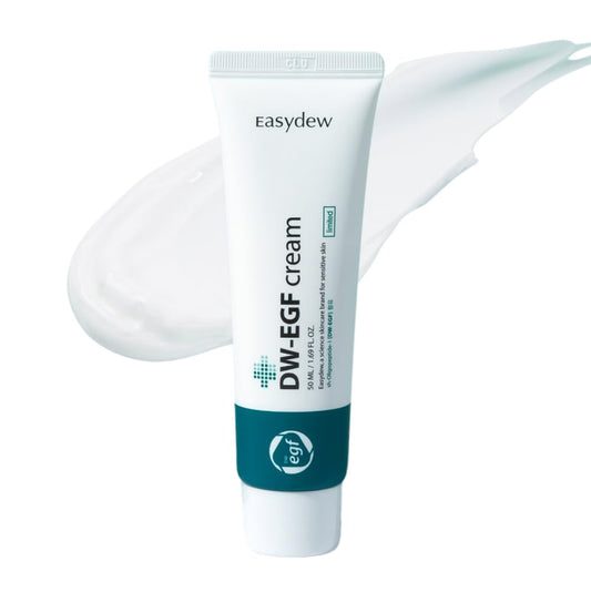EASYDEW DW-EGF Cream Limited 2.36 oz - Anti-Aging Moisturizer with Human Epidermal Growth Factor & Hyaluronic Acid Collagen to Rejuvenate & Regenerate Cells, Softer Skin, Light weight Refreshing Cream