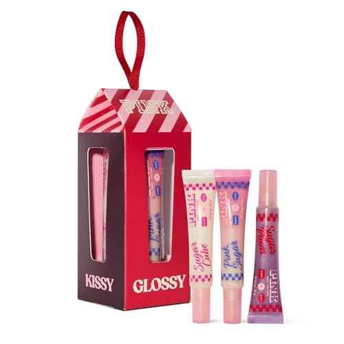 Victoria's Secret PINK 3 piece Lip Oil Gift Set, Flavored Gloss for Women
