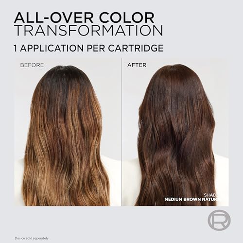 L'Oreal Paris Colorsonic Permanent Hair Dye Cartridge - Medium Natural Brown, 3 Uses