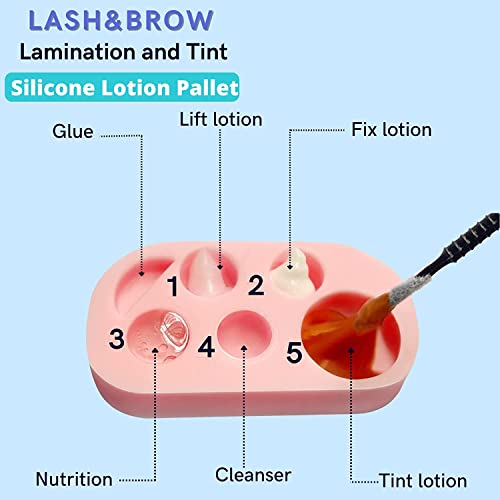 Lash Lift Brow Lamination Palette - DIY Tinting Tray (2 Pack)