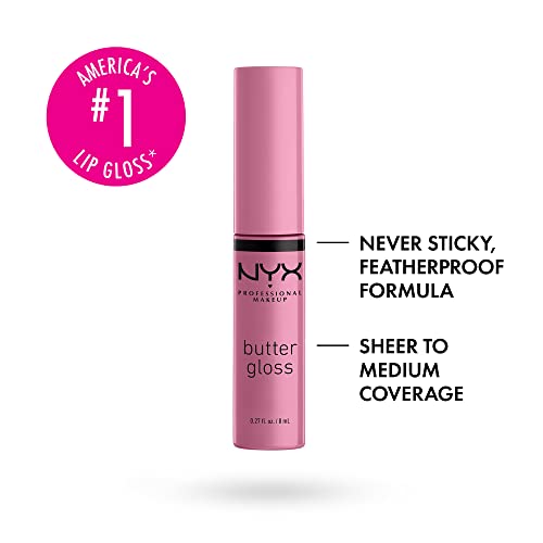 NYX Butter Gloss Lip Gloss 2-Pack - Angel Food Cake & Strawberry Cheesecake