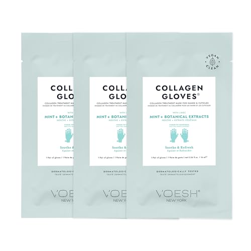 VOESH Vegan Collagen Gloves - Moisturizing Hand Mask for Dry Hands