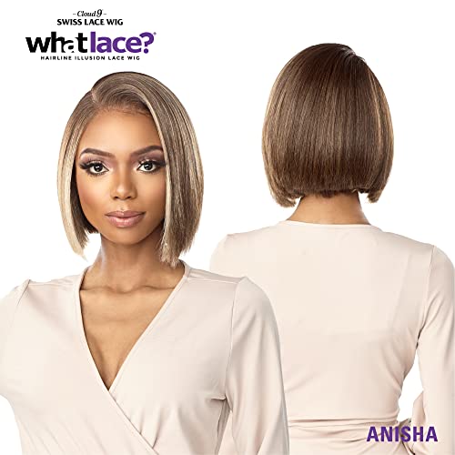 Sensationnel What lace 13x6 wigs - anisha lacefrontal hand tied glueless synthetic with natural density preplucked hairline (BALAYAGECARAMEL)