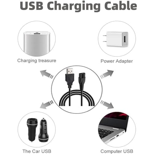 for Limural Charger Cord Limural Clipper Charging Cord Compatible with Limural PRO K11S / I11 Hair Clippers Charger
