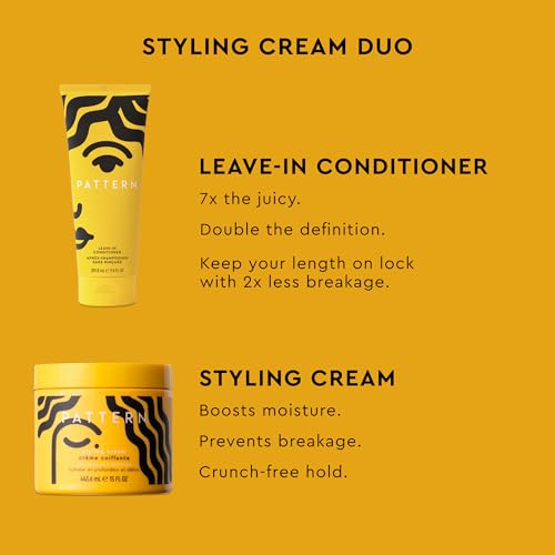 PATTERN Styling Cream & Leave-In Conditioner Duo Kit for Curly & Coily Hair