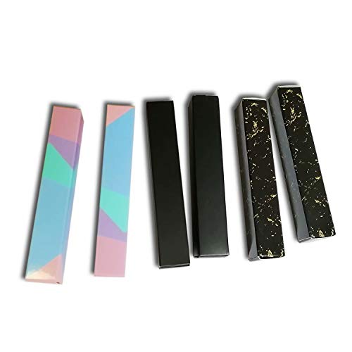 50 Pcs Black Kraft Lip Gloss Boxes 4.72x0.78 inch