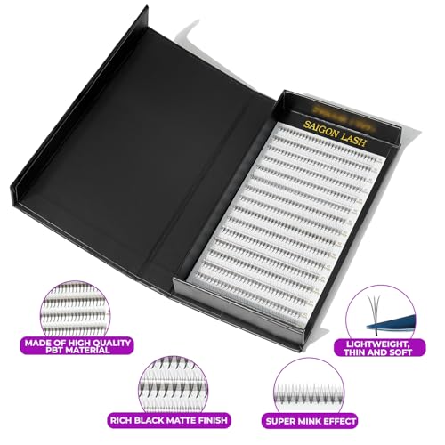 Wispy Promade Lash Fans 3D-8D | Laser Cut Narrow Base Extensions