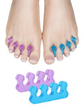 SUNFATT Soft Gel Toe Separators for Pedicure & Nail Polish Grooming