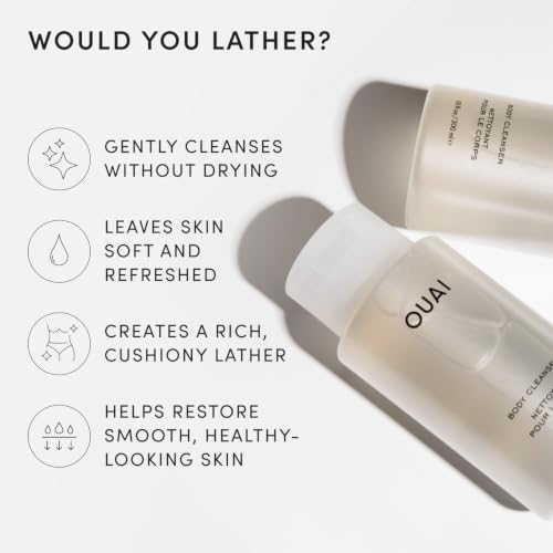 OUAI Hydrating Body Wash Dean Street | Vegan Foaming Shower Gel