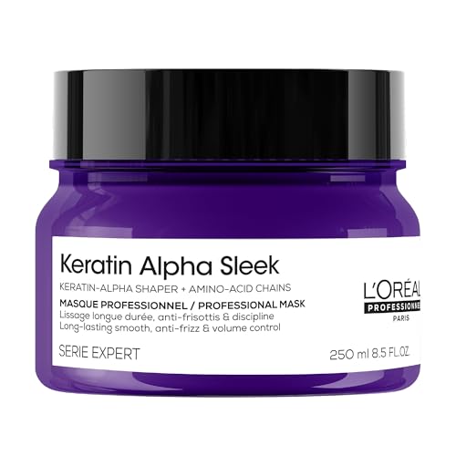 L'Oréal Professionnel Keratin Alpha Sleek Hair Mask - Frizz Control & Smoothing