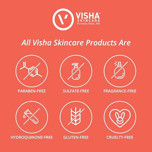 Visha Skincare Mommy 4 in 1 Multitasking Purifying Cleanser, Pregnancy and Nursing Safe Face Cleanser, Minimizes Pores, Reduce Facial Redness and Exfoliates, Great for Dry and Sensitive Skin 6.8oz