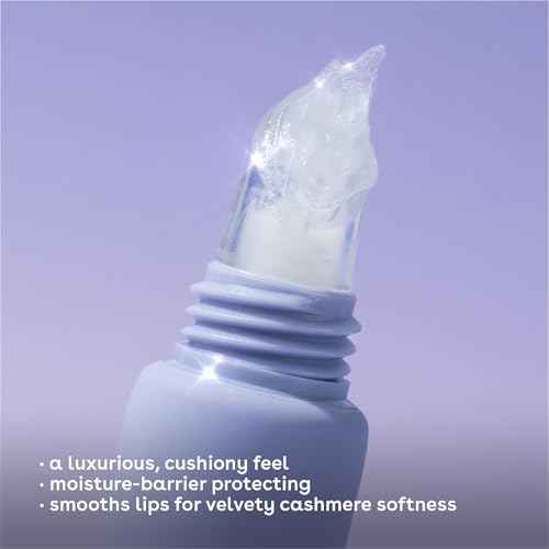 eos Cashmere Lip Butter - Vanilla Cashmere, Plumping Peptides, Smoothing, eos Lip Butter, Shea Butter, Lip Mask, Lip Moisturizer, Soft Lips, 0.35 fl oz