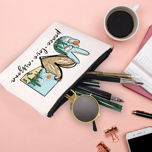 XYANFA State Makeup Bag Desert Souvenir Gift Trip Vacation Lover Travel Vacation Cosmetic Bag