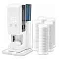 Hot Towel Dispenser with 100 Compressed Towels – 3-Sec Fast Heat
