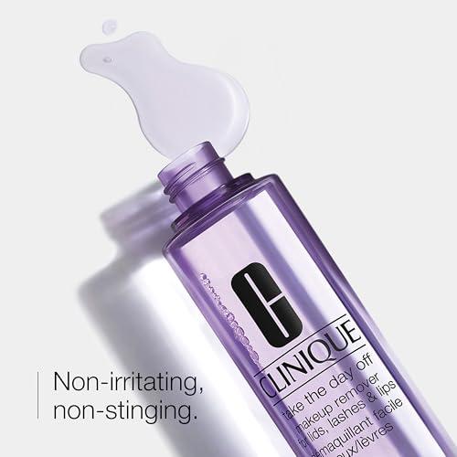 Clinique Take The Day Off Liquid Makeup Remover for Eyes, Lips & Lids - Oil-Free, Non-Irritating, Hypoallergenic