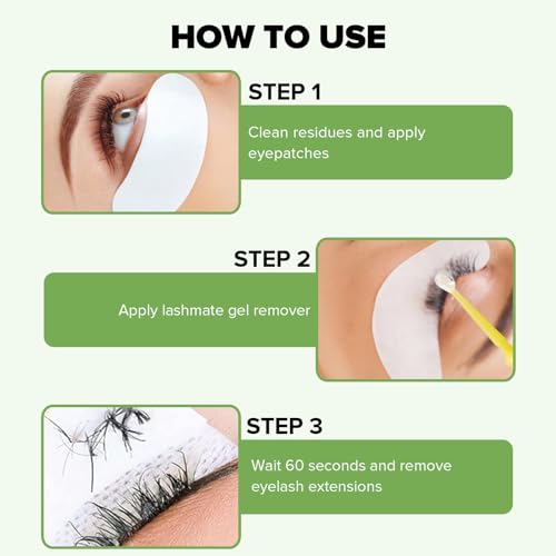 Lashmate Eyelash Extension Remover Gel 15ml - Fast 60 Second