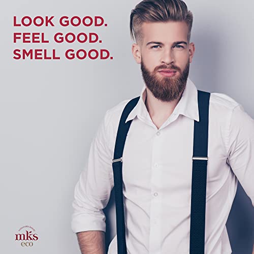 MKS eco for Men Lager Hair Styling Paste, Sandalwood Scent - 4 oz