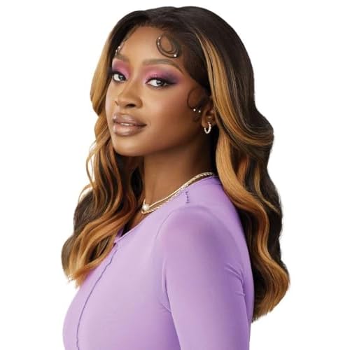 Outre Lace Front Wig - Perfect Hair Line 13X4 - Swoop Series - Swoop 4 (BUTTERSCOTCH BLONDE)