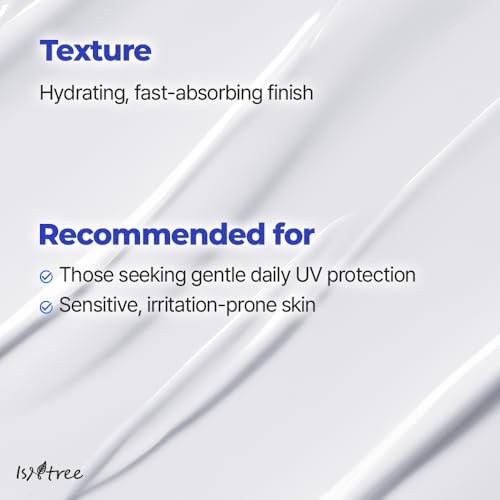 ISNTREE Hyaluronic Acid Daily Sun Gel 50ml, 1.69 fl oz | SPF 30 | Korean Skincare | Moisturizing | No White Cast | Lightweight | Mild Formula | Daily SPF | Korean Sunscreen