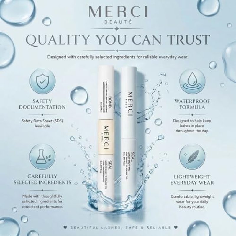 Lash Extension Kit 108 Clusters Waterproof Bond & Remover