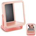 Novabright True Non-Reversing Mirror 10" Pink Vanity Makeup