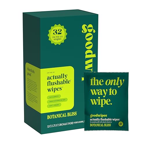 Flushable Wipes for Women - XL Individually Wrapped Travel Pack