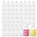 QTLCOHD 120 Pack 2 Oz Travel Bottles with Flip Caps, Plastic Empty Hand Sanitizer Bottles for Lotion, Portable Refillable Mini Hand Sanitizer Bottle Bulk Reusable Container for Shampoo Body Soap Toner
