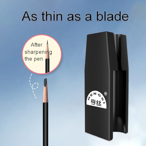 Booge 2-in-1 Duckbill Eyebrow Pencil Sharpener Tool for Peel Off Pencils - 5 Pack