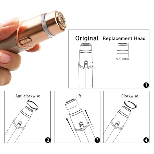 Replacement Heads for Flawless Generation 3 Hair Remover - 6 Pack