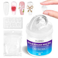 AIJIMEI Clear Solid Builder Gel for Nail Extensions & Strengthening, 100g