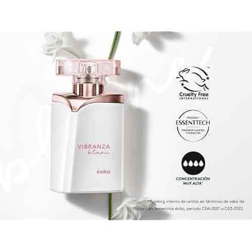 ?sika - Vibranza Blanc Perfume de Mujer con Aroma Floral, 45 ml/1.5oz
