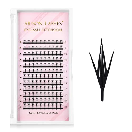 Arison Premade Fan Anime Lashes - Russian Volume Fluff