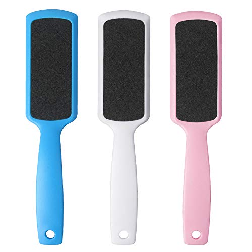 Double-Sided Foot File Callus Remover - 3 Pack Pedicure Feet Rasp