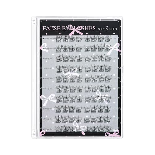 Lash Clusters 80Pcs DIY Eyelash Extensions Kit - Wispy 9MM