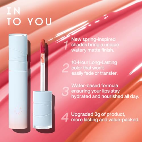 INTO YOU Watery Matte Lipstick - 10HR Long-Lasting Hydrating Lip Stain