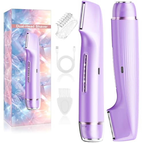 Women Electric Bikini Trimmer & Shaver 2-in-1 Waterproof Rechargeable