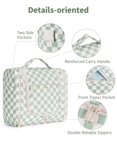 Narwey Hanging Toiletry Bag for Travel – Makeup Organizer