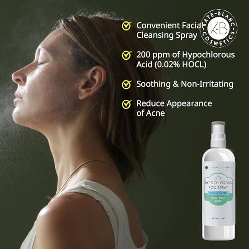 Kate Blanc Hypochlorous Acid Spray 8oz - Gentle Facial Cleanser