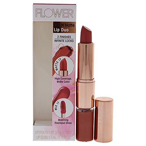 FLOWER Beauty Mix N' Matte Lip Duo - Matte Lipstick & Gloss