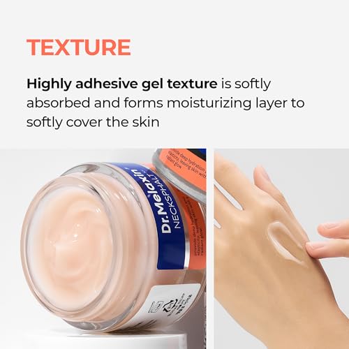 Dr.Melaxin Necksphalt ECM Barrier Cream for Anti-Aging Neck Skin, Tightening Wrinkles for an Even Skin Tone and Neck Lift, 1.69 fl oz (50ml)